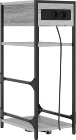 vidaXL Éjjeliszekrény Szürke Sonoma 40 x 27 x 76 cm Faanyag
