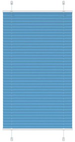 pliszírozott redőny kék 70x100 cm szövetszélesség 69,4 cm