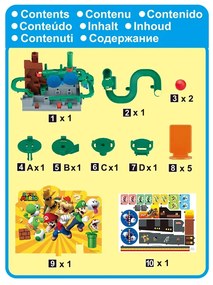 Epoch Super Mario társasjáték Kalandjáték DX