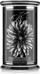 Midnight Dhalia Kringle Candle nagy gyertya két kanóccal (624g)