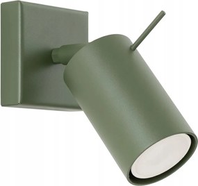 Fali lámpa zöld állítható spotlámpa hálószobába Sollux ágy fölé