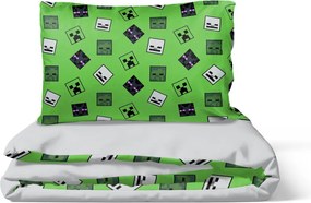 Minecraft Build and Explore ágyneműhuzat 140×200cm, 70×90 cm