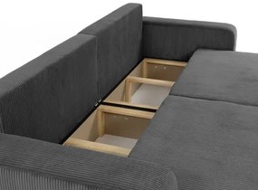 Széthúzható kanapé Euston Sztruks (sötétkék) (tárolóhellyel). 1105535
