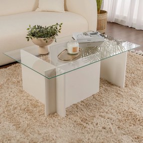 Vetrino Wooden White dohányzóasztal