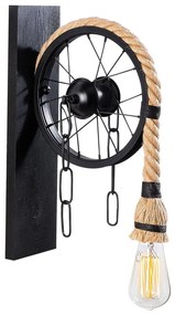 Fali lámpa EREBOS 1xE27/40W/230V fekete/barna