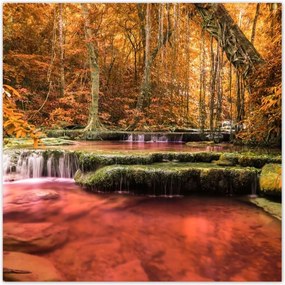 Poszterek 100x100 Kanchanaburi vízesés