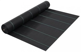 fekete PP talajtakaró szőnyeg 2 x 10 m