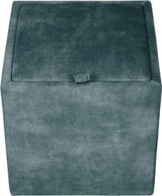 Box puff - P13 szövet - türkiz R