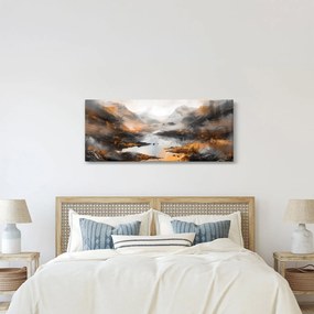 Kép - Hegyi tájak festése (120x50 cm)
