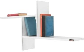 Fali polc 50x100 cm, fényes fehér