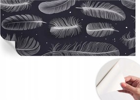 Öntapadós fotótapéta Nappaliba és Hálószobába Finom tollak 250x104