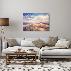 Kép - Vörös világítótorony (90x60 cm)