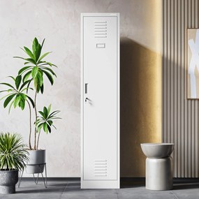 Fém BHP munkaszekrény szürke: KACPER 1 Plus