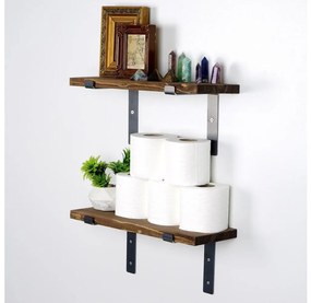 KÉSZLET 2x Fali polc fenyő