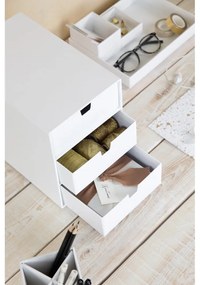 Ingrid fehér doboz 3 fiókkal - Bigso Box of Sweden