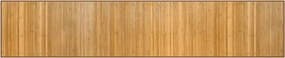 vidaXL négyszögletű természetes bambusz szőnyeg 60 x 300 cm