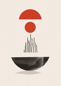 Poszter 21x29,7cm Félkör alakú forma