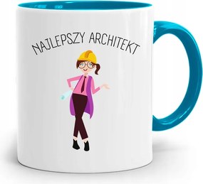 Kék Építész Bögre Legjobb Építész fényképes nyomtatással