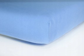 Jersey Gumis Lepedő 220x200 J. Kék