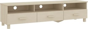 vidaXL HAMAR mézbarna tömör fenyőfa TV-szekrény 158 x 40 x 40 cm