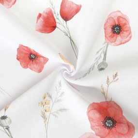 Goldea teflon szövet terítőknek - pipacsok 160 cm