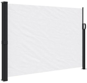 fehér behúzható oldalsó napellenző 140 x 500 cm