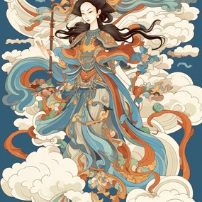 Poszter 70x70cm Mennyei látnoknő