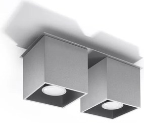 Sollux SL.0064 - Spotlámpa QUAD 2 2xGU10/40W/230V szürke