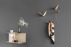 Fehér fém fali polc Teaser – UMAGE