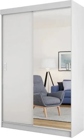 Bill 1 138 Tolóajtós Szekrény 138cm, Fehér