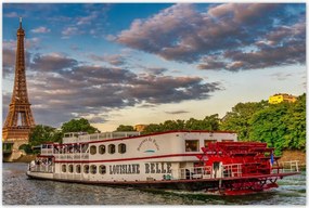 Poszterek 120x80 Eiffel-torony Paris France