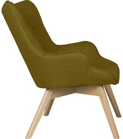 Zöld fotel Niko – Ropez