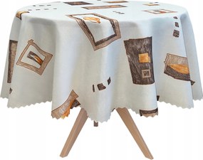 Abrosz Foltálló Kerek Lengyel Levelek Keretek Képek Kör 160 cm