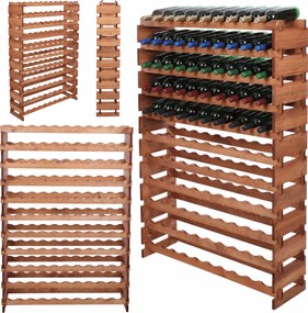 Palacktartó állvány moduláris bortartó állvány 11x10 építőkocka impregnáló