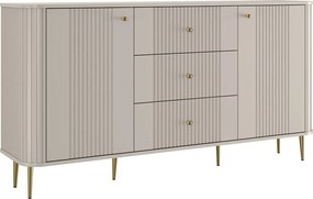 Vesper fiókos komód 160 cm - kasmír / arany lábak