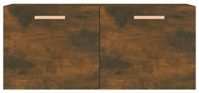 füstös tölgy színű szerelt fa faliszekrény 80 x 35 x 36,5 cm