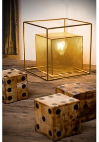 Lucide 78591/01/02 - Asztali lámpa EXTRAVAGANZA MORRIS 1xE27/40W/230V sárgaréz