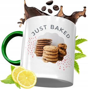 Zöld Bögre Péknek Születésnapi Ajándéknak, fényképes nyomattal