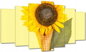 Vászonkép 140x80 Napraforgó szerelem Jég