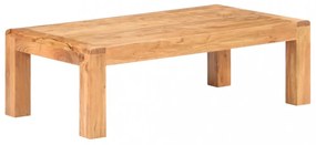 tömör akácfa dohányzóasztal mézszínű felülettel 110x60x35 cm