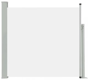 krémszínű kihúzható oldalsó teraszi napellenző 170 x 300 cm