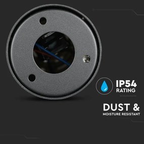 Kültéri lámpa 1xGU10/35W/230V IP54 80 cm fekete