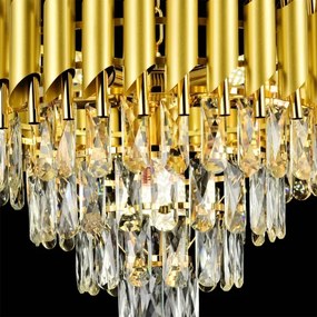 Brilagi - Felületre szerelhető csillár ECLIPSE 7xE14/10W/230V átm. 48 cm arany