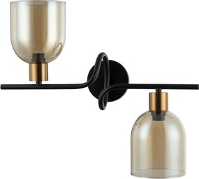 ITALUX WL-66892-2A-BK-AMB SERVIO Loft Mennyezeti Lámpa E14 IP20