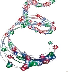 SzĂnes FĂ©nyfĂŒzĂ©r KĂŒltĂ©ri KarĂĄcsonyi ErkĂ©lyre KaszkĂĄd 600 Led