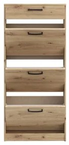 Cipőtároló KAVI artisan tölgy