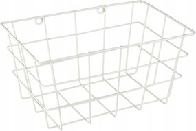 Függő kosár Fehér Téglalap alakú Fali Erkély Konyha Terasz Ib Laursen