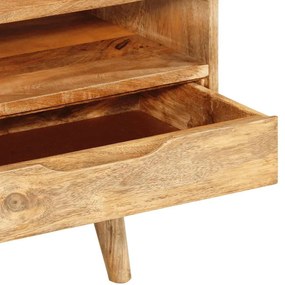 tömör mangófa TV-szekrény 110x30x41 cm