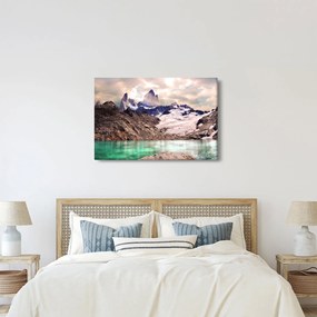 Hegyi tó képe (90x60 cm)