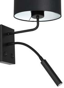 Fali lámpa ARDEN 1xE27/60W+1xG9/8W/230V fekete/fehér